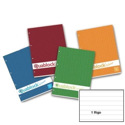 Pigna Quaderno notes A4 1R (1 rigo) 80 gr/mq QUABLOCK 00609765M