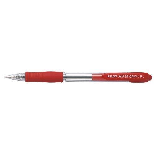 Pilot Penna sfera scatto SUPERGRIP tratto Fine - 0,7 mm Rosso 3818020