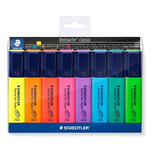 Staedtler Set evidenziatori TEXTSURFER Classic Colori assortiti 364AWP8 Astuccio 8 pz
