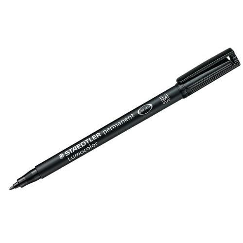 Staedtler Pennarello indelebile Nero tratto Medio - 1,0 mm Lumocolor 317 9BKDA