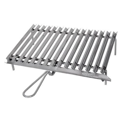 Ompagrill Griglia barbecue con recupero grassi inox (50x35cm) 20630