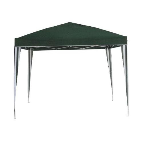 Amicasa Gazebo metallo Verde rigato (3x3mt) F002