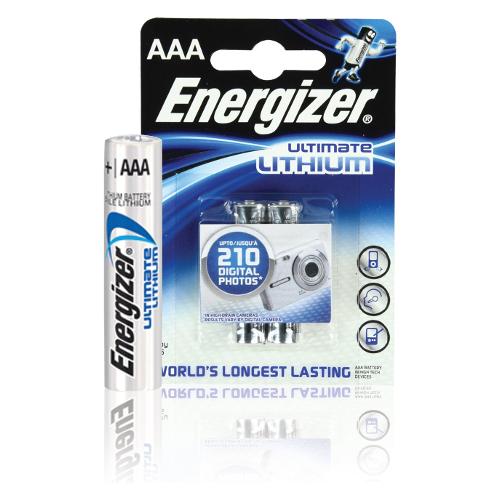 Energizer Batteria Ministilo AAA Litio ULTIMATE LITHIUM 2pz 635225