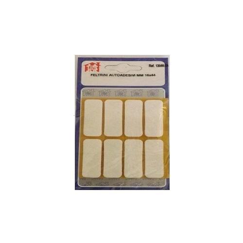 Oreca Feltrini rettangolari adesivi (4,4x1,6 cm) Bianco 0013565 04