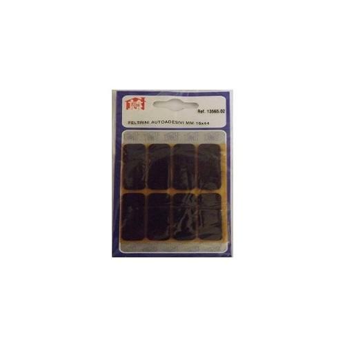 Oreca Feltrini rettangolari adesivi (44x16 mm) Marrone 0013565 02