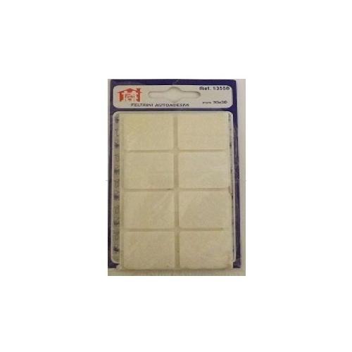 Oreca Feltrini quadri adesivi (3x3 cm) Bianco 0013559 SU