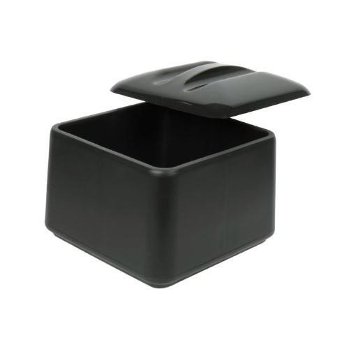 Cme Secchiello portaghiaccio Plastica (24,6x19x24,6cm) con coperchio Nero