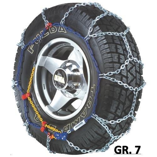 Weissen Fels Catene neve romboidali per furgoni e 4x4 17 mm ALLROUND Gr. 7 (70) NRTR070