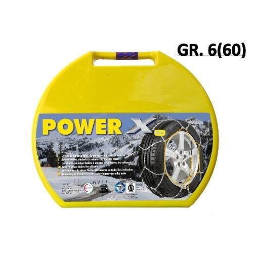 Everest Catene neve romboidali per autovetture 9 mm POWER X Gr. 6 (60) NPW1060