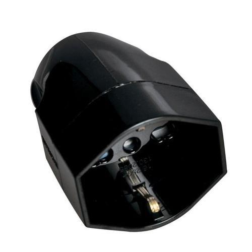 Poly Pool Presa elettrica 2P+T 16A pluristd italiano e tedesco cavo assiale nero PP0418 1