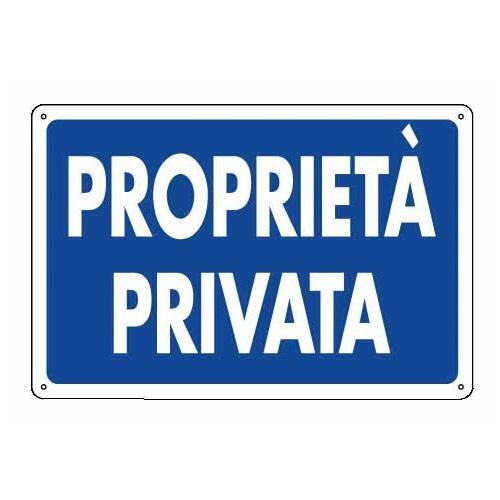 Oreca Cartello segnaletico proprieta' privata (20x30 cm) 0085823 00