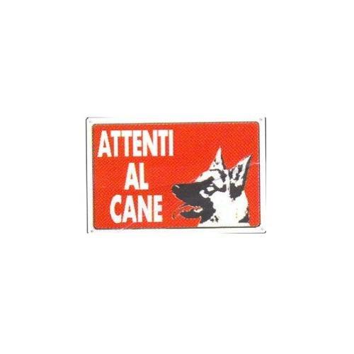 Oreca Cartello segnaletico attenti al cane (20x30 cm) 0085830 00