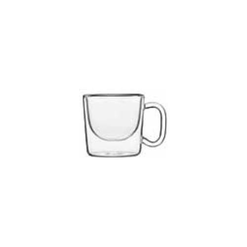 Set tazzine caffè 2pz INDIA Trasparente 6,4 x 6,7 cm 85ml 10662 01