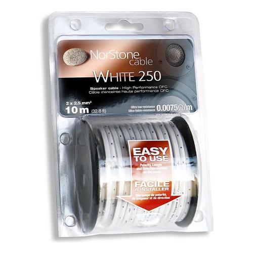 Norstone Bobina cavo Audio CLASSIC 250 White 10m