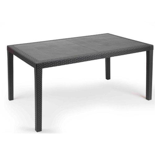 Ipae Progarden Tavolo da esterno PRINCE Fisso Antracite (150x90x72cm) PRI016AN