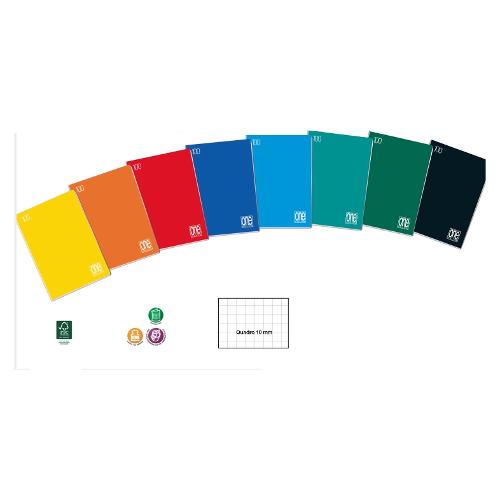 Blasetti Quaderno quadretti 10 mm A4 ONE COLOR assortito 1925