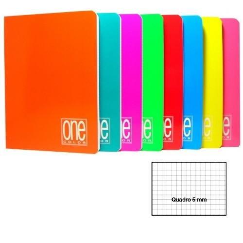Blasetti Quaderno quadretti 5 mm A5 ONE COLOR assortito 1448