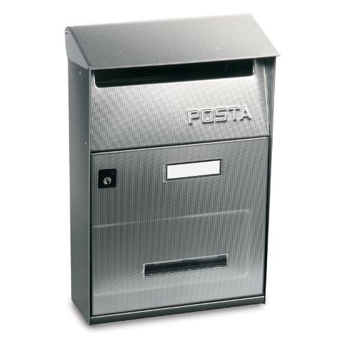 Alubox Cassetta posta con tettuccio (22x11x32,5cm) EFFE Inox satinato FTIXL