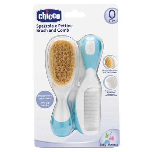 Chicco Pettine bimbi con spazzola Azzurro 06569 20
