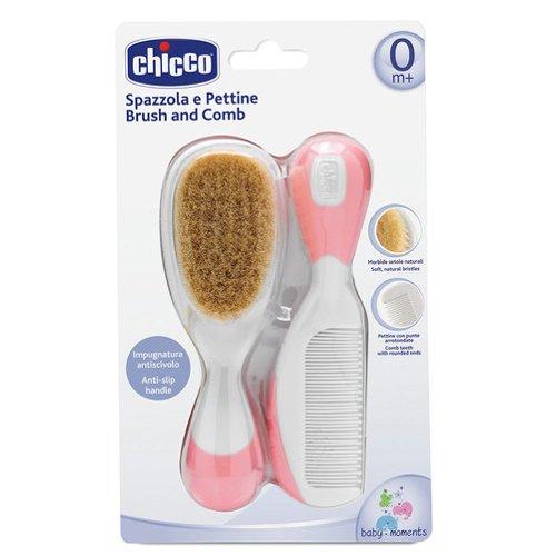 Chicco Pettine bimbi con spazzola Rosa 06569 10