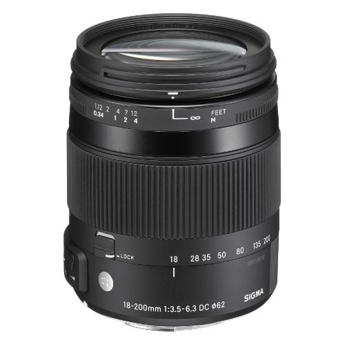 Sigma Super Zoom CONTEMPORARY 18 200mm F3.5 6.3 DC Macro OS HSM Black 885955
