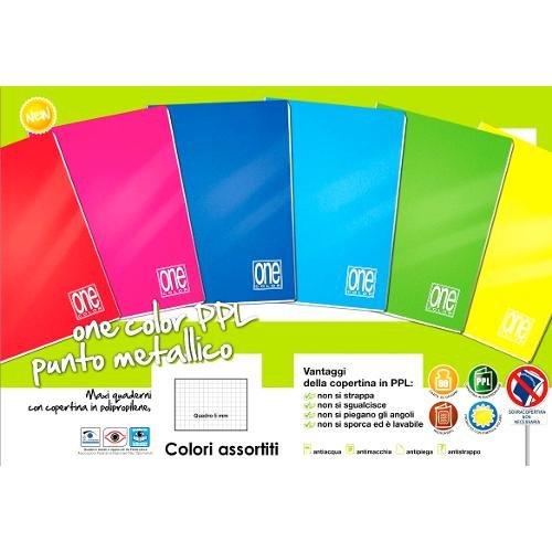 Blasetti Quaderno quadretti 5,0 mm A4 ONE COLOR 55718