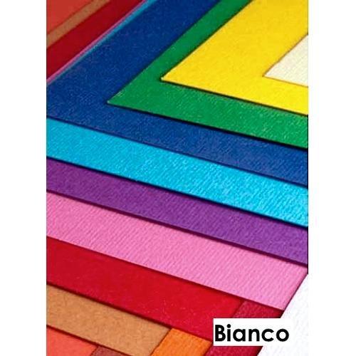Fabriano Cartoncino colorato liscio e ruvido 3 fg 220 gr/mq (70x50cm) ELLE ERRE Bianco 43350700