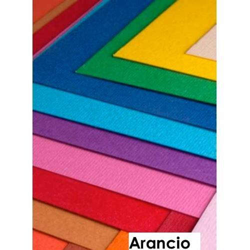 Fabriano Cartoncino colorato liscio e ruvido 3 fg 220 gr/mq (70x50cm) ELLE ERRE Arancio 43350708
