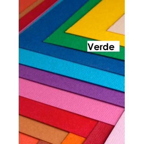 Fabriano Cartoncino colorato liscio e ruvido 3 fg 220 gr/mq (70x50cm) ELLE ERRE Verde 43350711