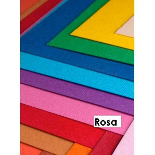 Fabriano Cartoncino colorato liscio e ruvido 3 fg 220 gr/mq (70x50cm) ELLE ERRE Rosa 43350716