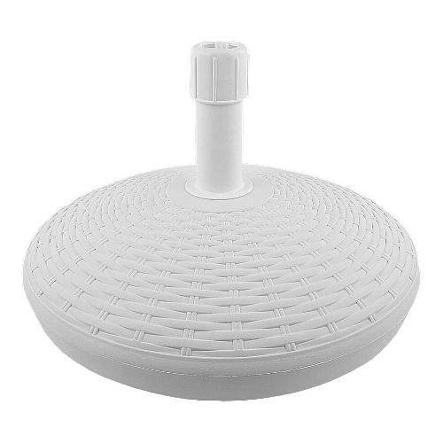 Adriatic Base ombrellone polipropilene RATTAN 30 L Bianco 4530