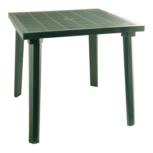 Bica Tavolo da esterno polipropilene WEEKEND Fisso Verde (80x80x72cm) 59 5