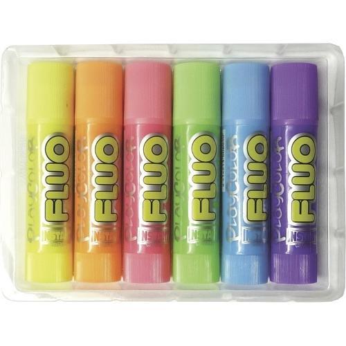 Play Color Tempera Colori assortiti fluo 6 pz 040139 04