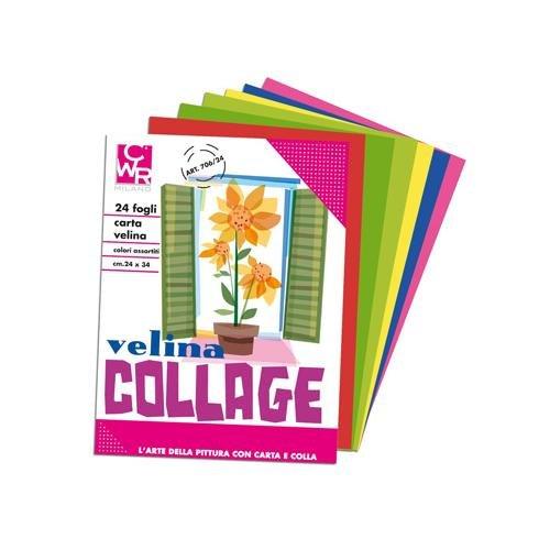 Cwr Fogli carta velina Multicolor (24x34 cm) 010005 24 fogli