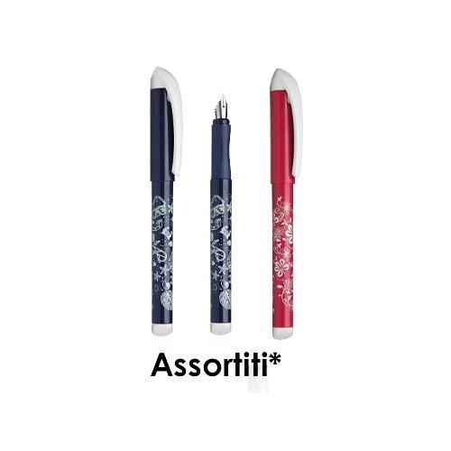 Schneider Penna stilografica Easy assortito con 1 cartuccia inchiostro Blu Royal 134929 06