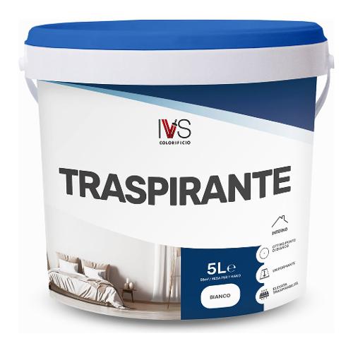 Ivs Idropittura per muro Traspirante Bianco opaco 5 lt FI5360K00511GS
