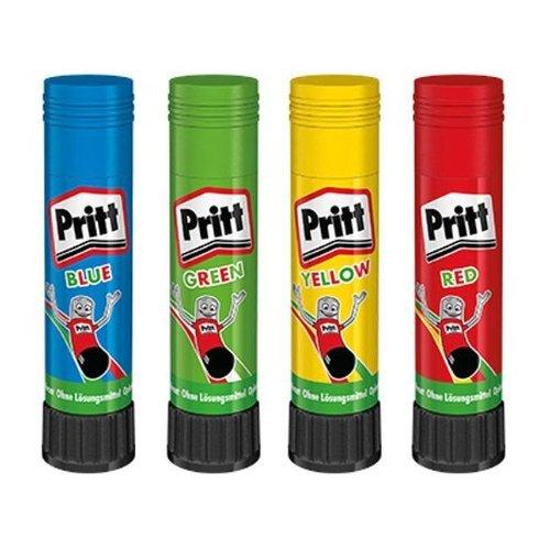 Pritt Colla stick 4 pz 10 gr assortiti RAINBOW Blu, Giallo, Verde e Rosso 276968