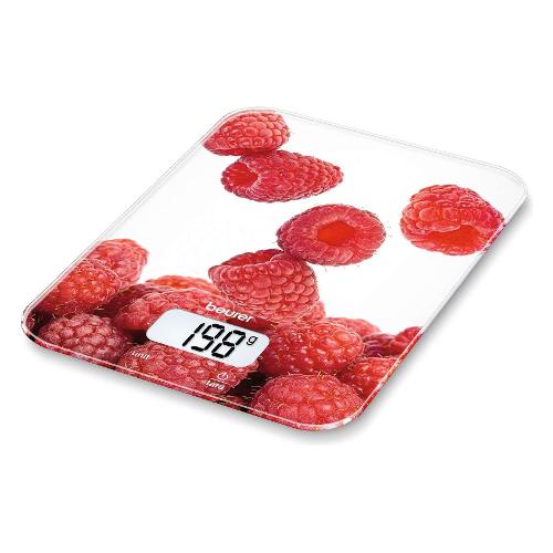 Bilancia cucina BENESSERE Ks19 Berry Bianco e Rosso 70405