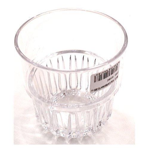 Idea Plast Bicchiere Acqua Plastica (350ml) KDUE Trasparente 101350