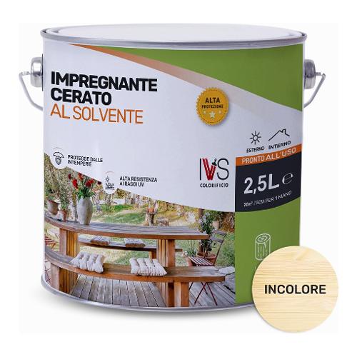 Ivs Impregnante sintetico per legno Trasparente opaco latta 2,5 lt FS2499K00000DS