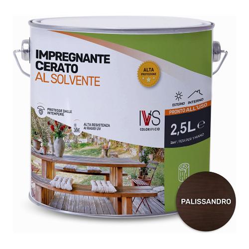 Ivs Impregnante sintetico per legno Palissandro cerato latta 2,5 lt FS2499K00015DS