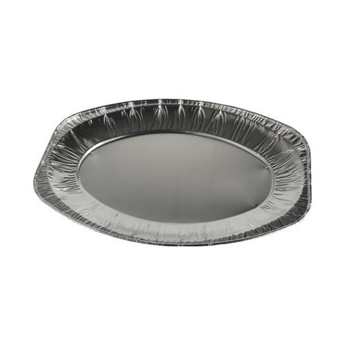 Pap Star Set vassoi ovali 3 pz Alluminio (33x23cm) Silver 10410