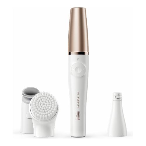 Braun Epilatore FACE 830 Bianco e Argento