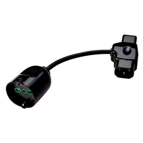 Manhattan Adattatore computer Pc con Spina Presa Iec e P30 Black IPW ADP36