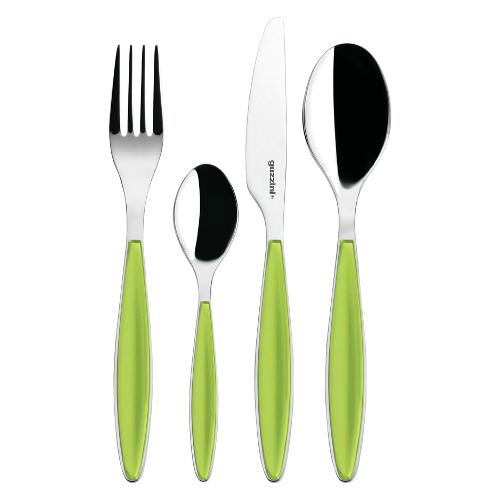 Set posate tavola 24pz FEELING Verde mela 23000084