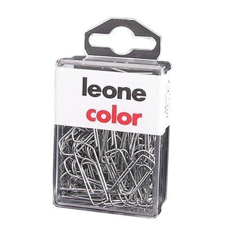 Leone Set fermagli Punte Triangolari Zincato e Cromo 085056 80 pz