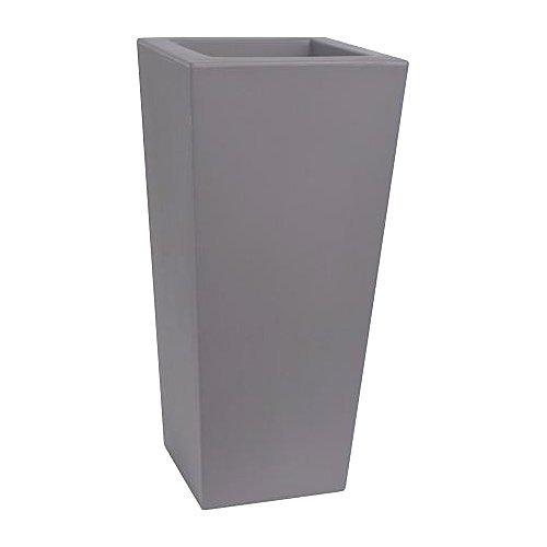 Euro 3 Plast Vaso piante alto quadro KIAM grigio (40x40x90 cm) 2500 G9