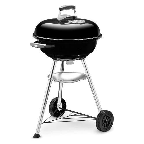 Weber Barbecue Carbonella D.47 con griglia COMPACT KETTLE Nero 1221004