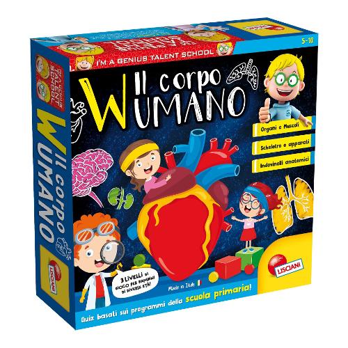 Lisciani Gioco educativo Il Corpo Umano 5-10a GENIUS 48915