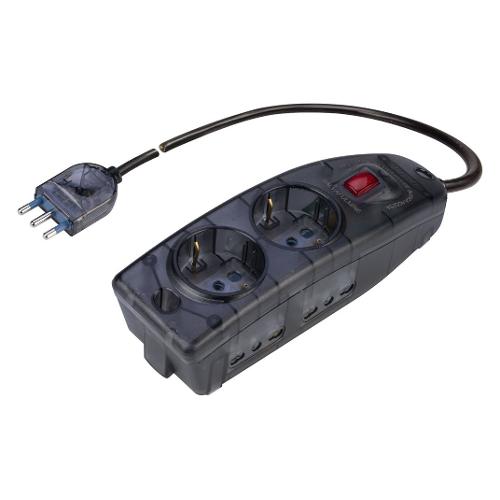Poly Pool Multipresa tavolo 6 uscite protezione sovratensione 10/16A Assortito PP0749